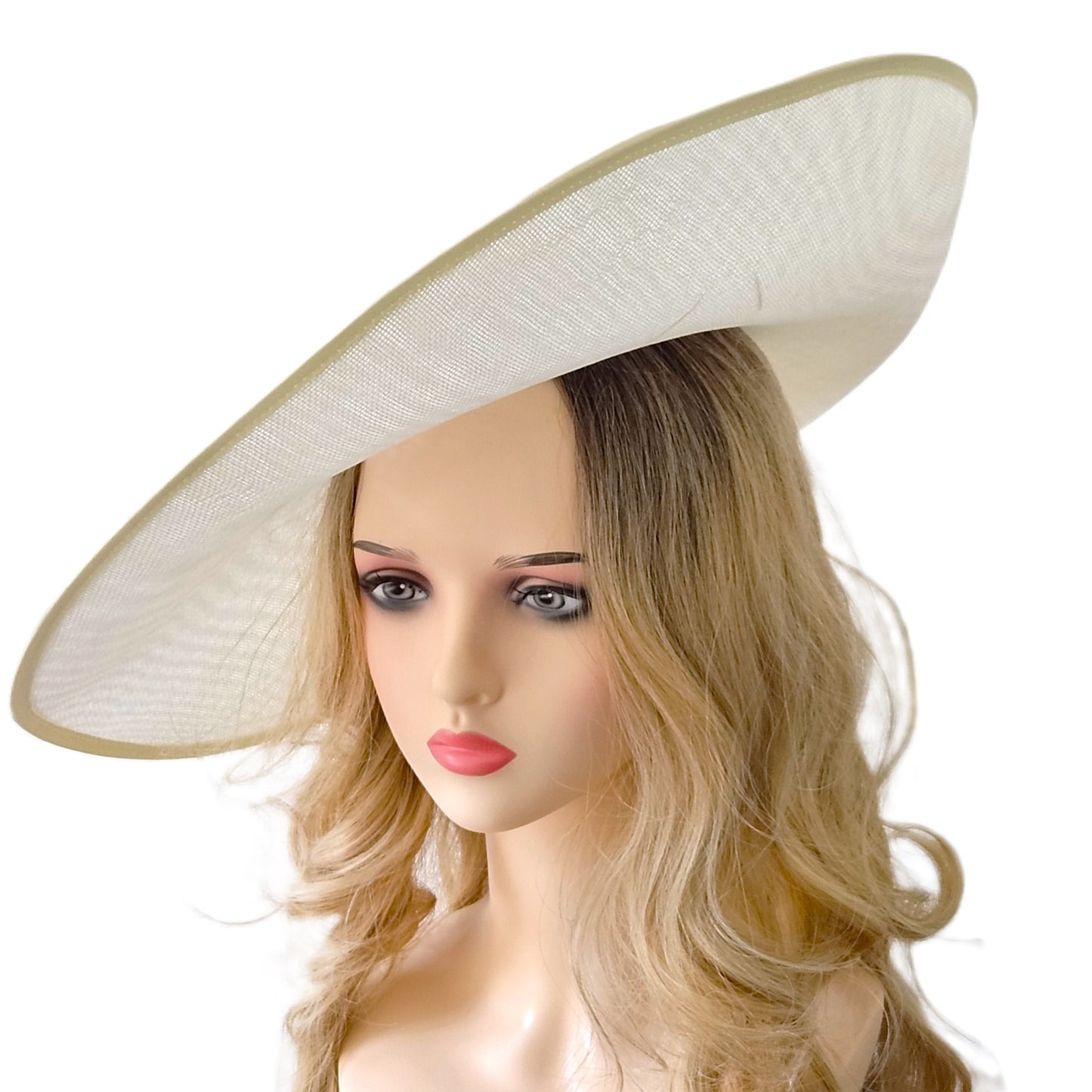 White Ascot Hat