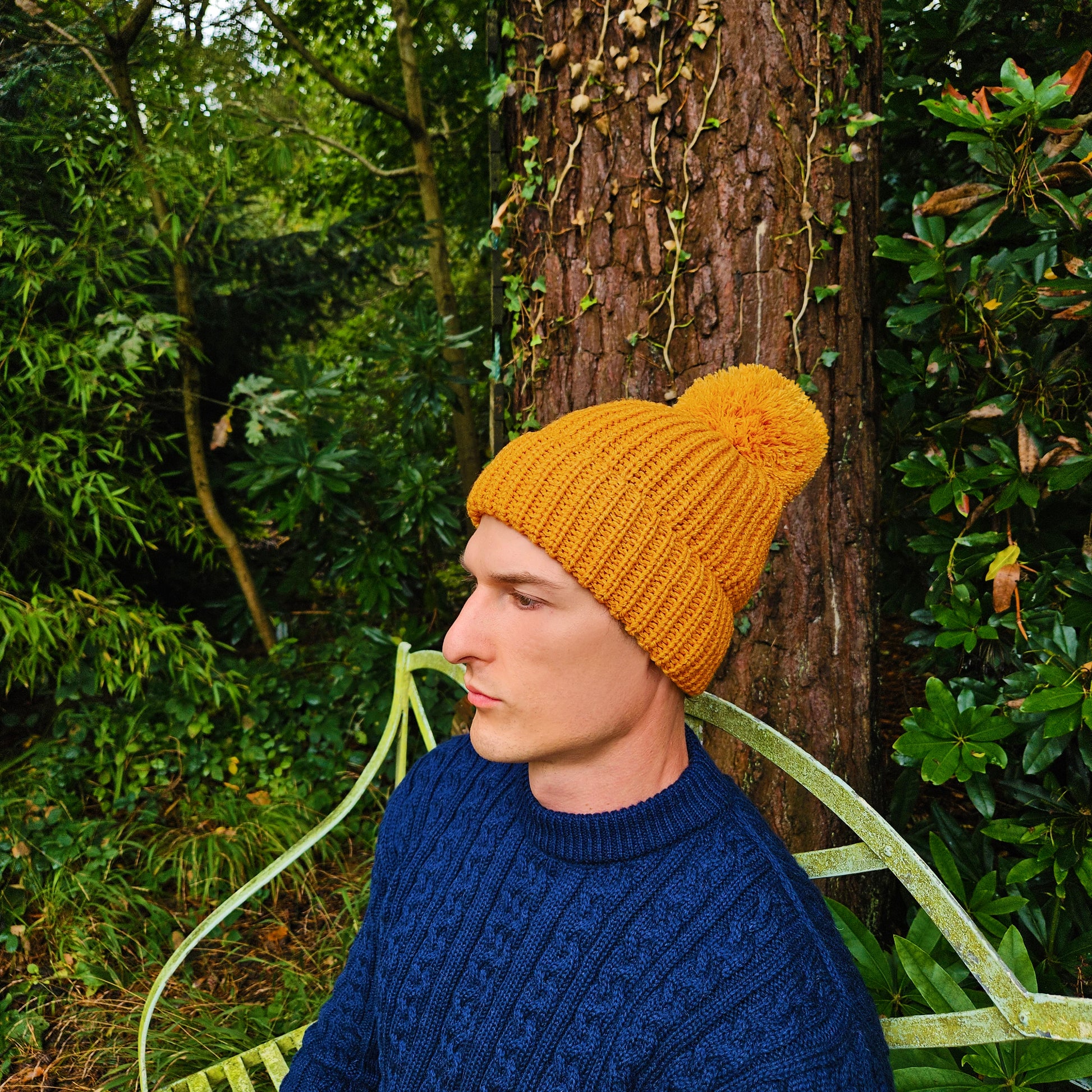 Mustard hat mens