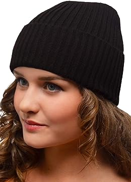 Beanie thick 50% Wool Knitted Winter hat - Beanie hat for Men Women Man Woman