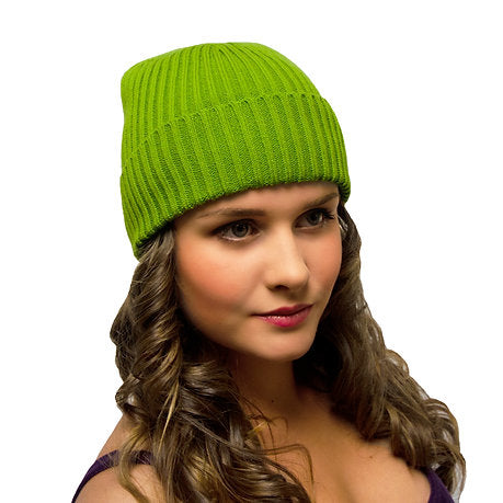 Scull Cap Mini Beanie Scullcap Bright Green
