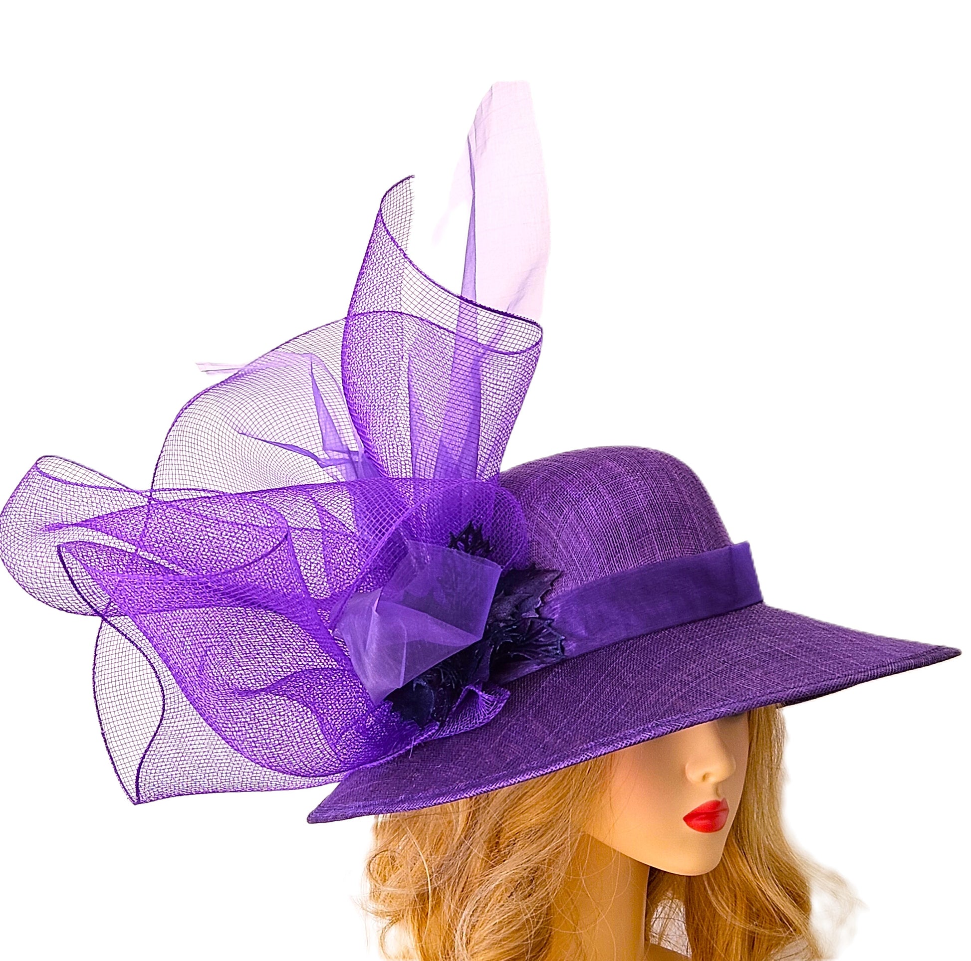 occasion hat purple