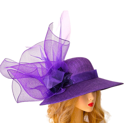 occasion hat purple