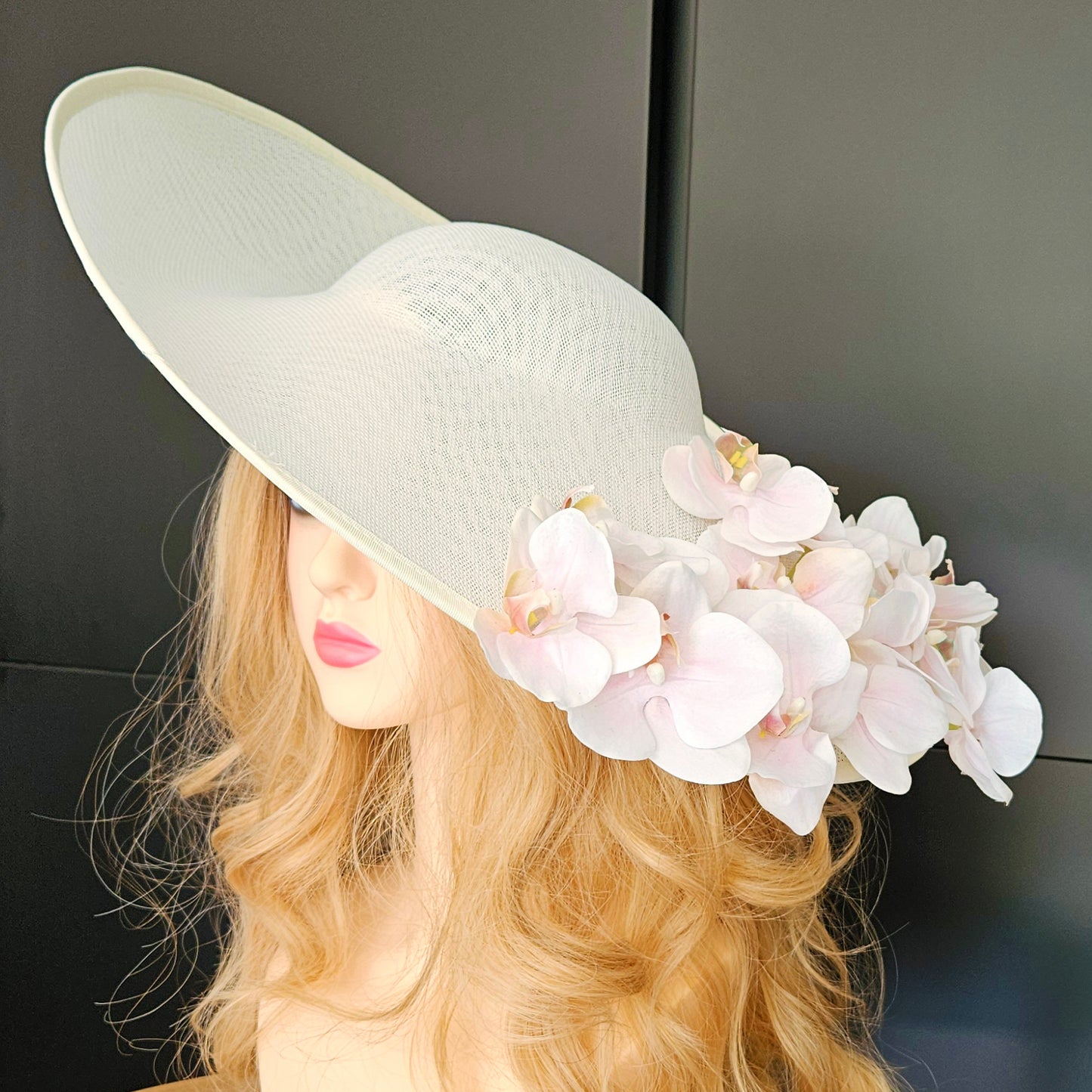 White Wedding Hat
