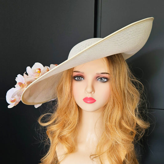 White Royal Ascot Hat