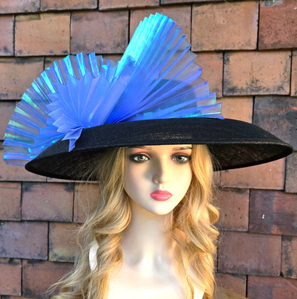 blue ascot hat