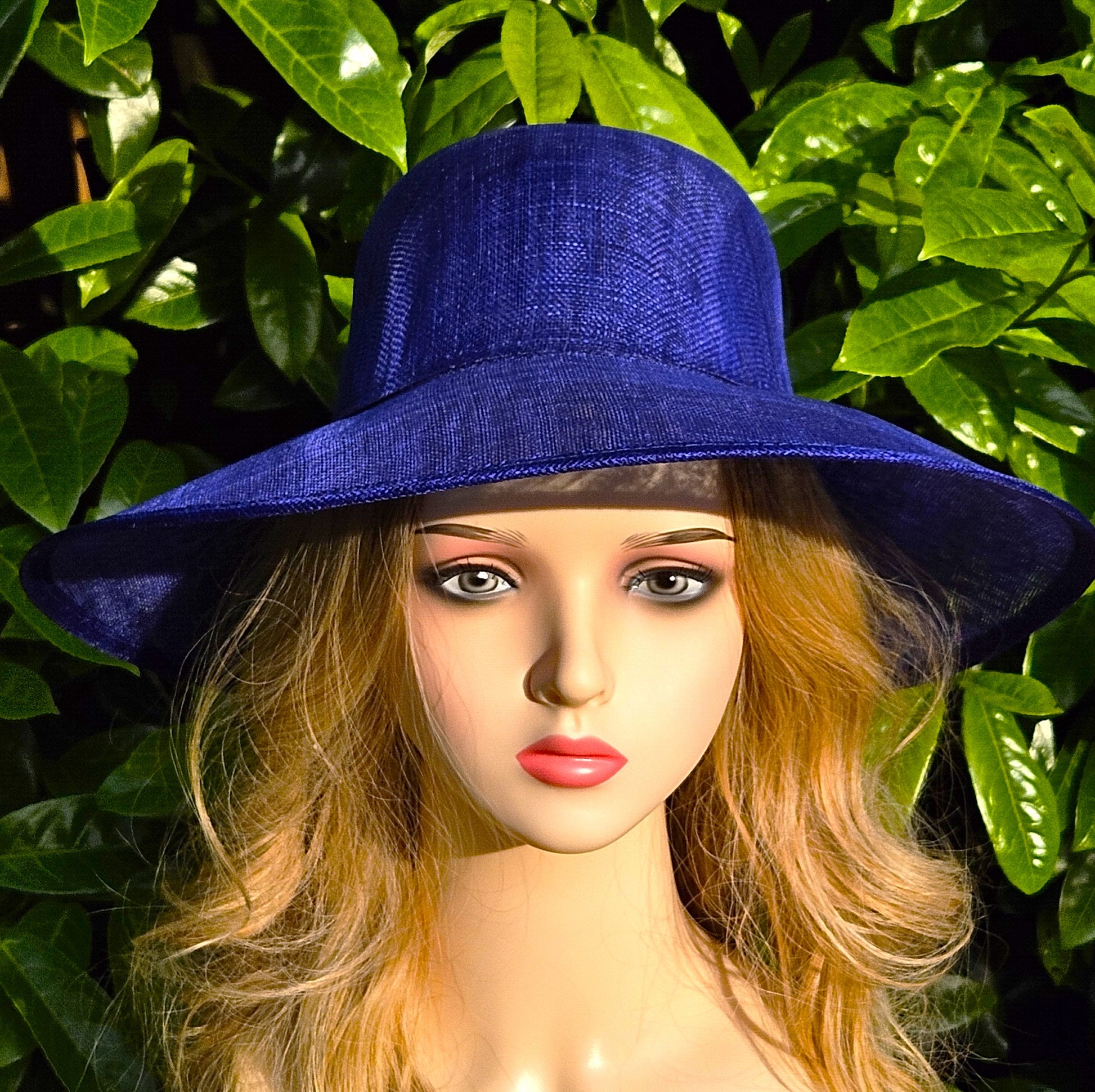 Royal Blue hat millinery