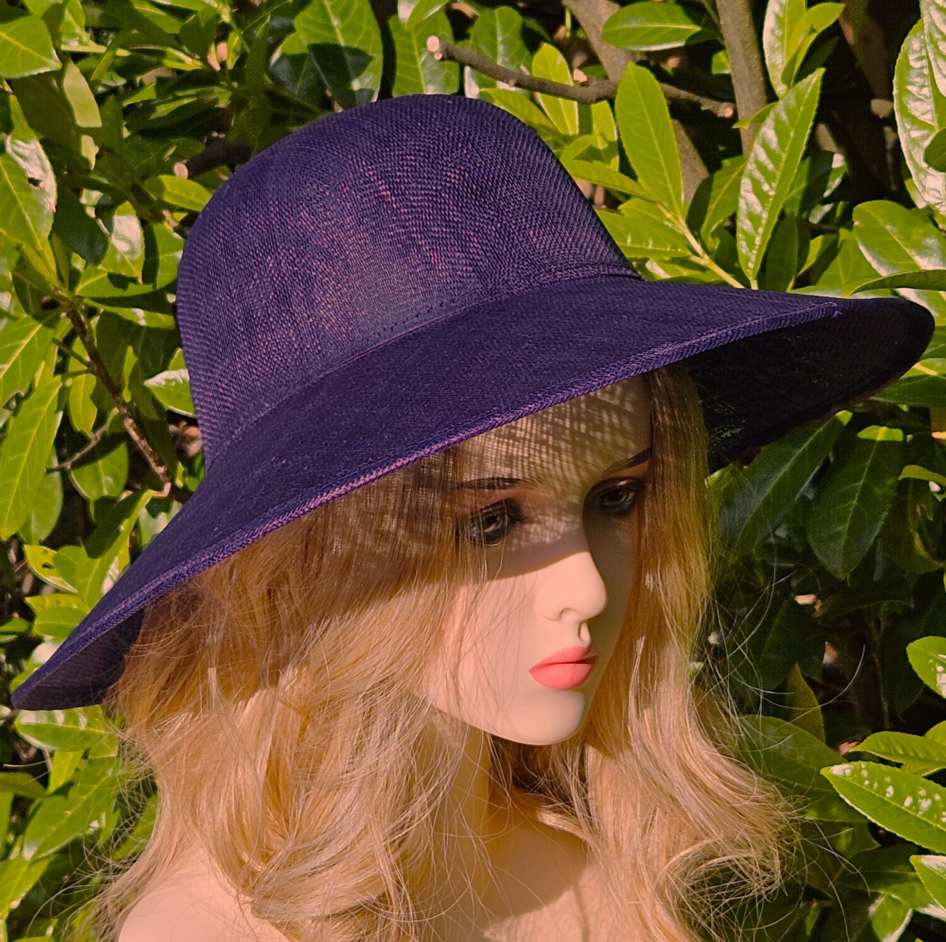 Purple Wedding Hat