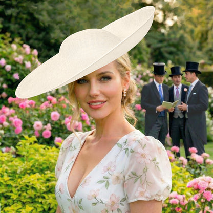 white hat ascot