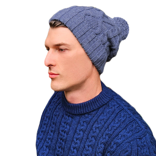 Men's beanie grey