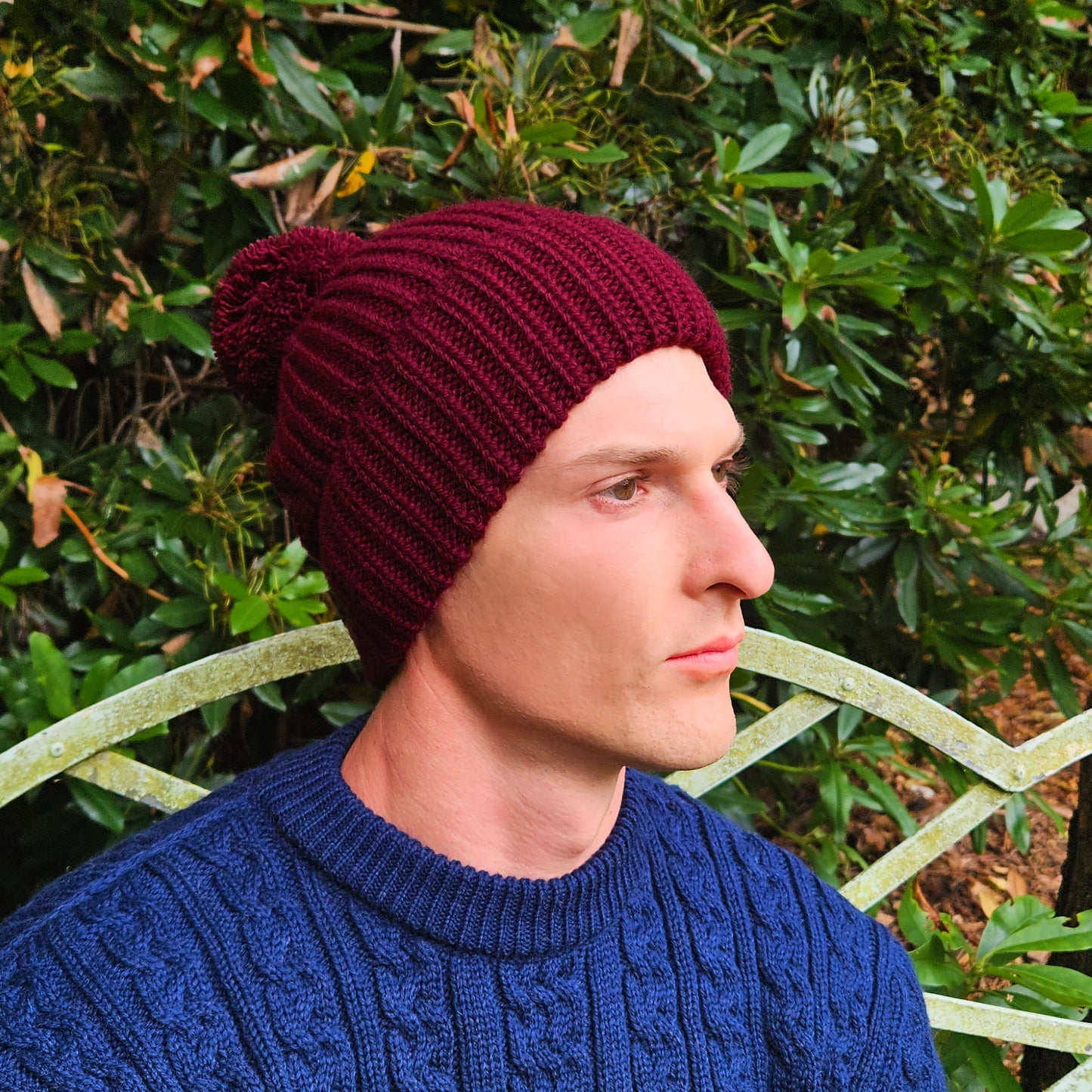 Beanie with pom pom