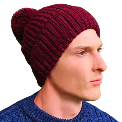 Pompom hat men