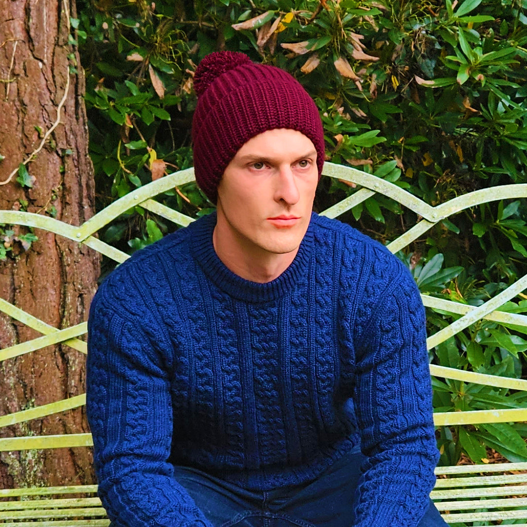 Pom pom hat men