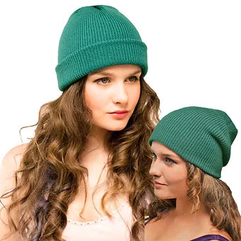 2-in-1 Cuffed Beanie & Slouchy Hat