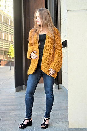 Cardigan Mustard