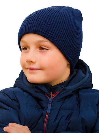 Boy's Hat Warm Navy