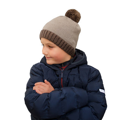 Boy's Bobble Hat Beige