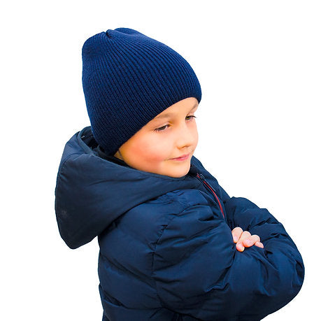 Boy's Hat Warm Navy