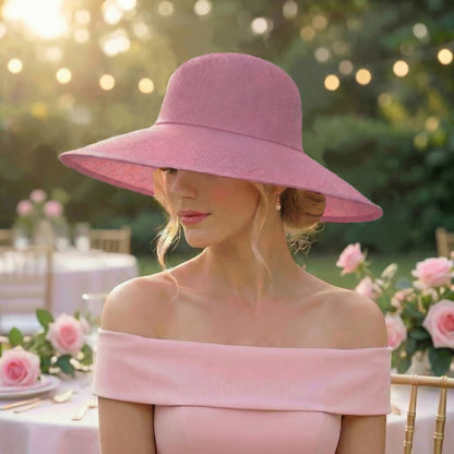 pink ascot hat